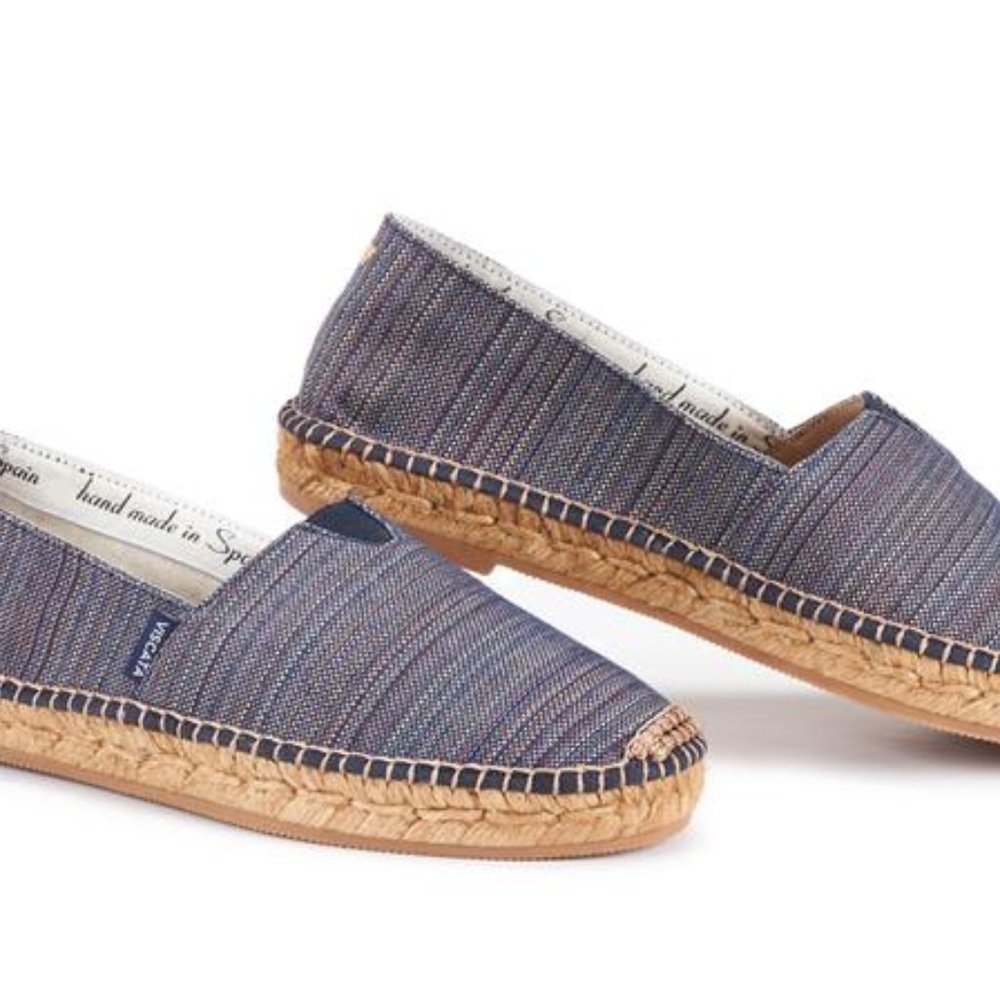 Viscata Barceloneta Kuba Canvas Espadrilles - Navy